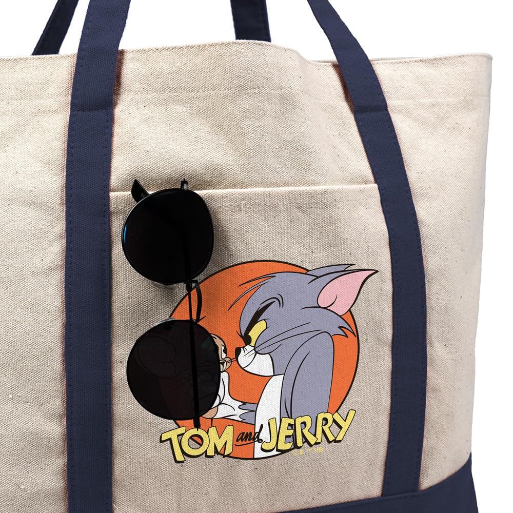 Amazon.com: Tom and Jerry Characters Canvas Tote Bag With